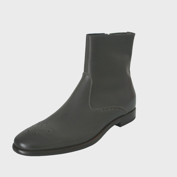 NIB YVES SAINT LAURENT LEATHER  BOOTS - Picture 1 of 13